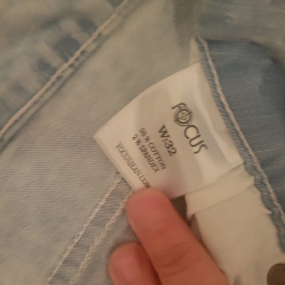 Stacked Jeans Embroidered Sides 32 - Picture 5 of 13